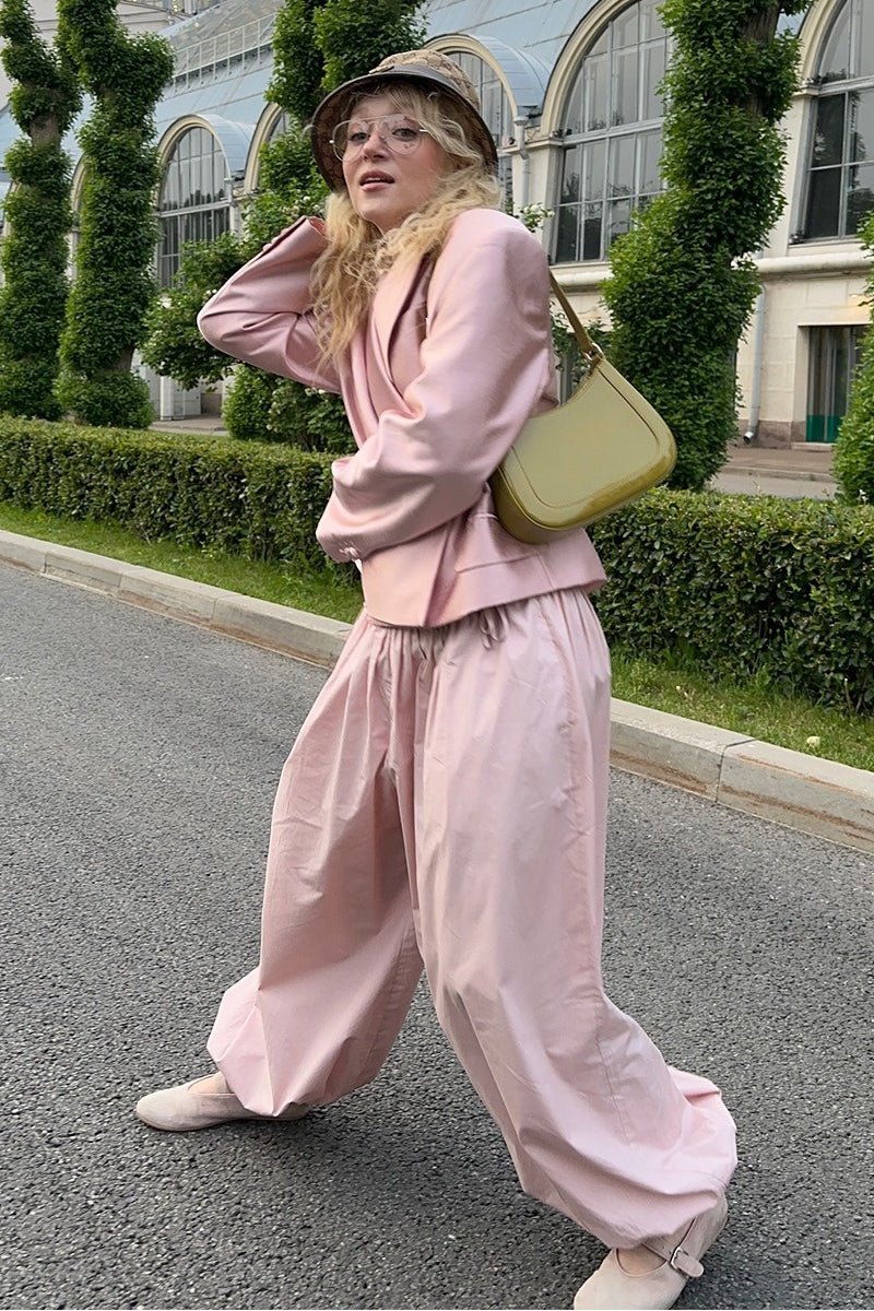 Pantaloni baggy Fenella con vita elasticizzata