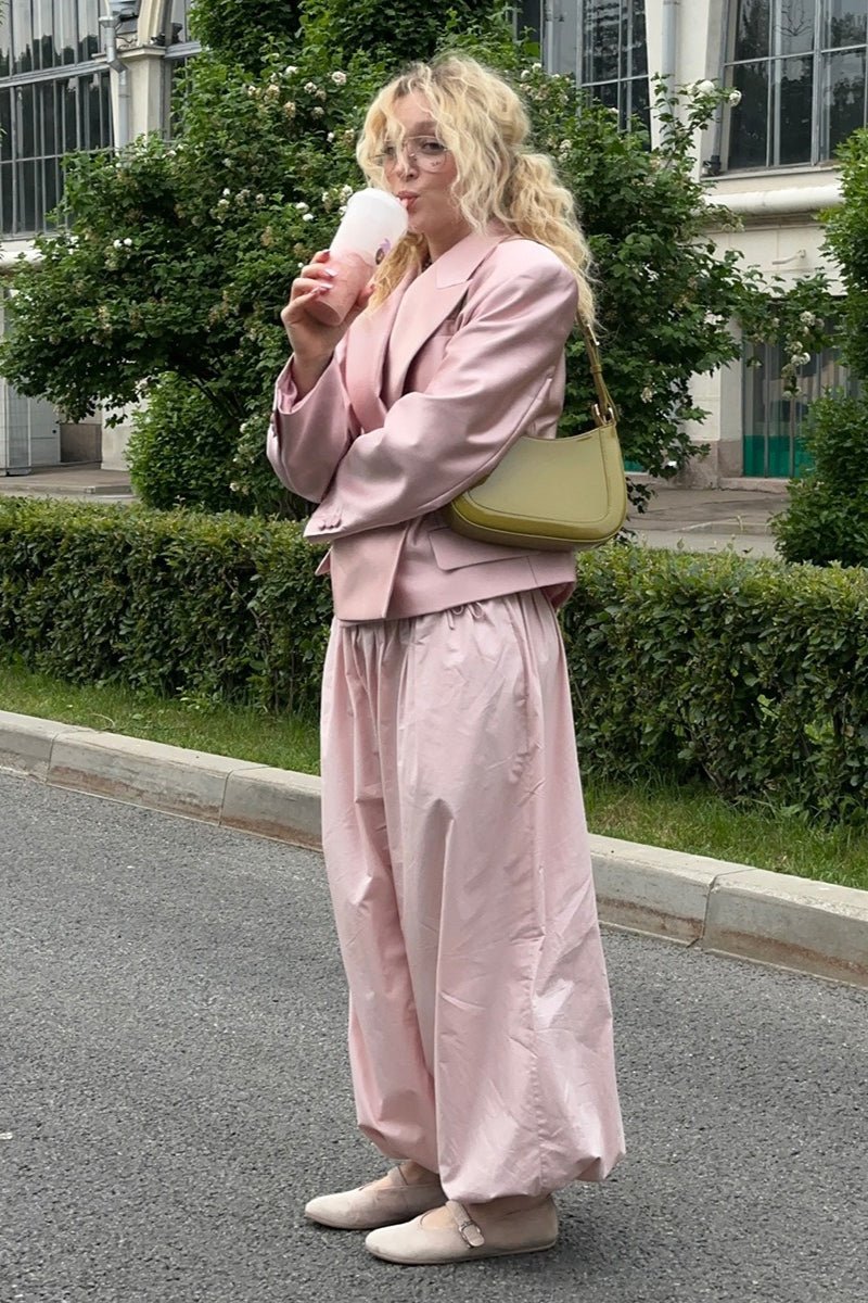 Pantaloni baggy Fenella con vita elasticizzata