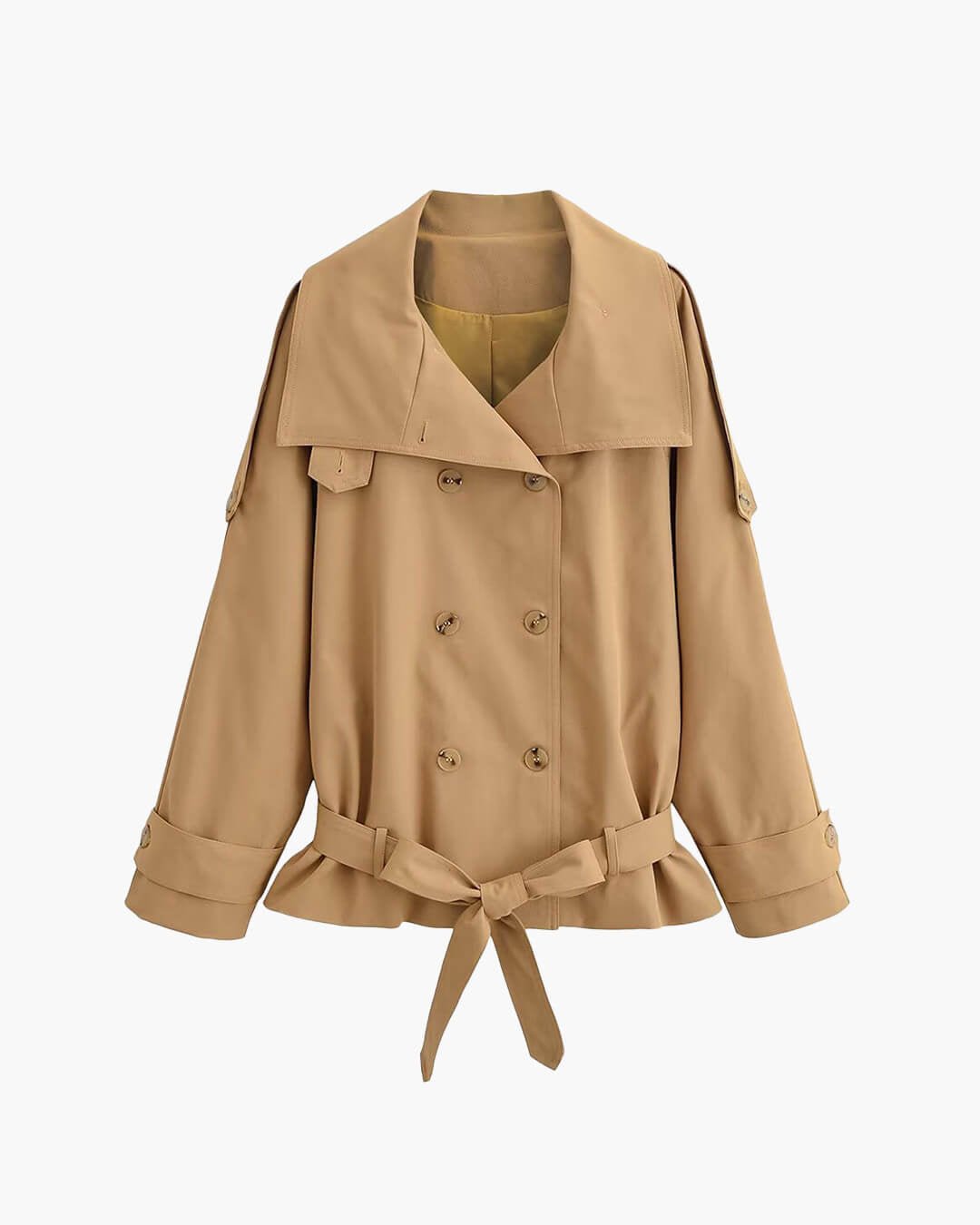 Trench Coat Utility Maria a Collo Alto