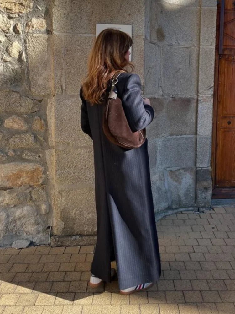 Cappotto lungo doppiopetto Mary