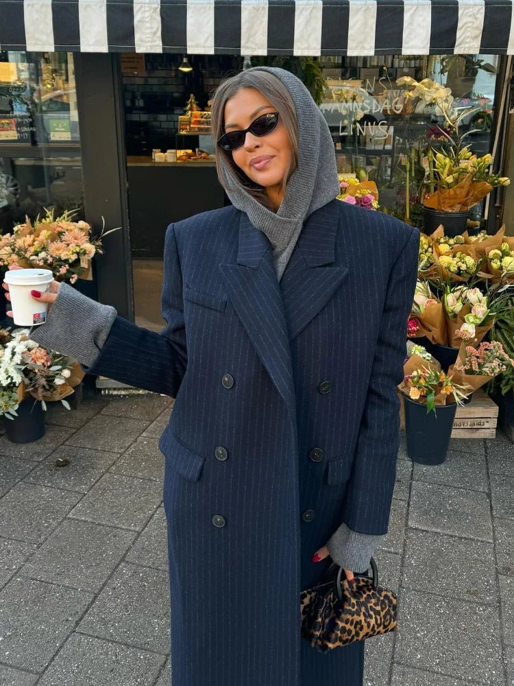 Cappotto lungo doppiopetto Mary