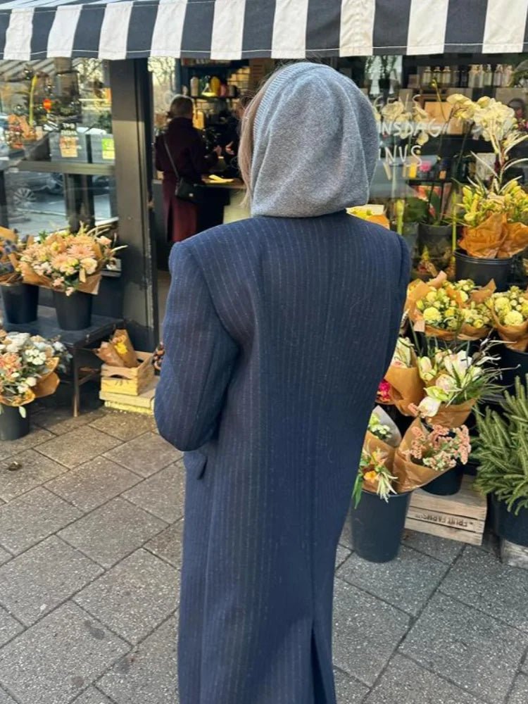 Cappotto lungo doppiopetto Mary