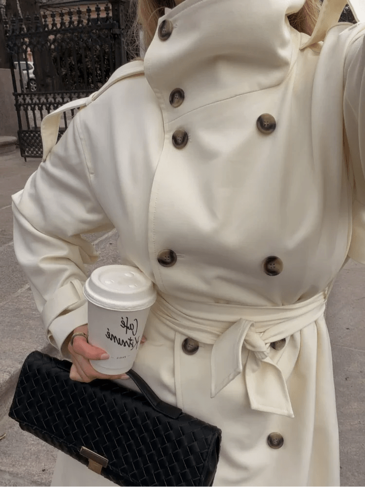 Trench coat Daniela con cintura