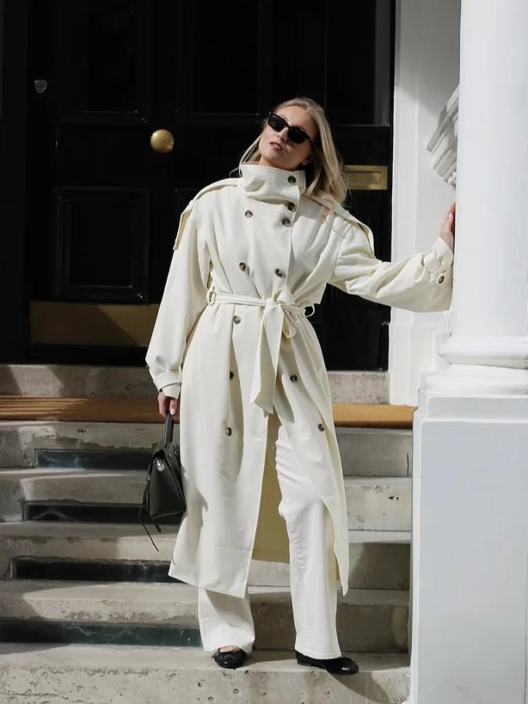 Trench coat Daniela con cintura