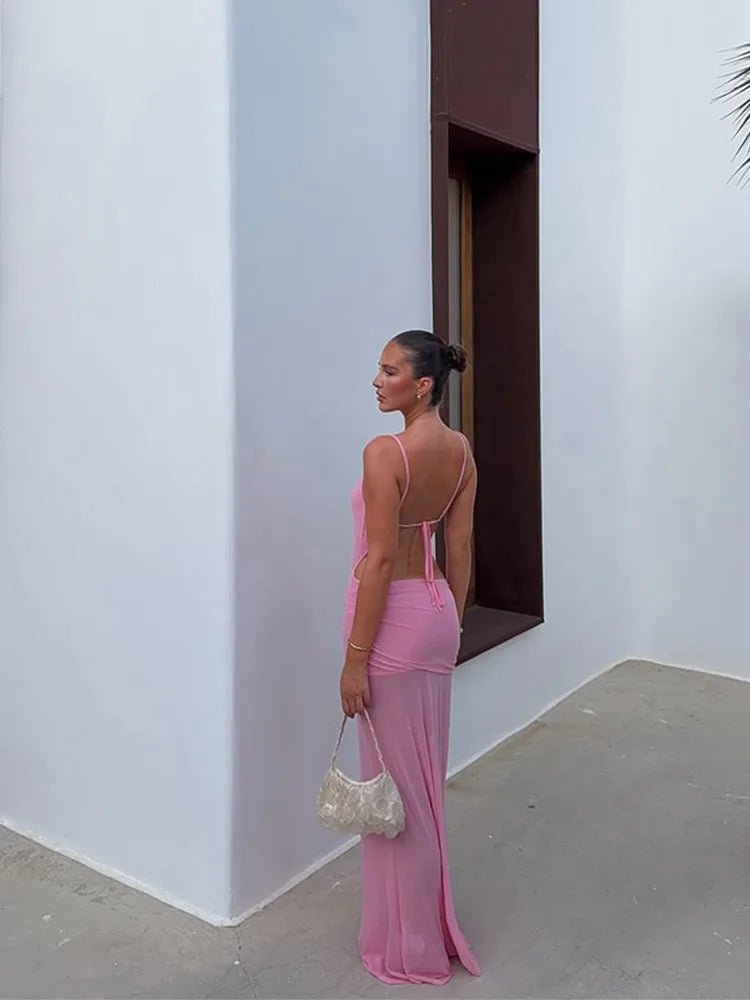 Vestito maxi Bethany Twist Cut Out