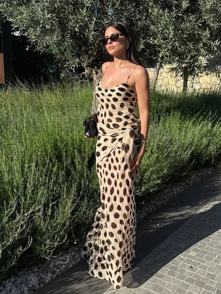 Vestito slip stampato Natasha