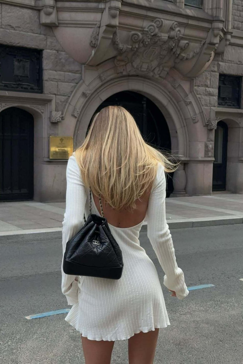 Hilma Open Back Mini Dress
