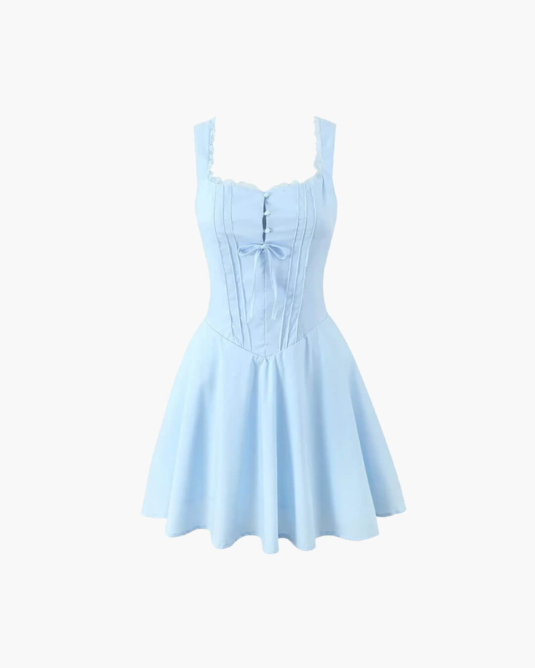 Evelyn abito mini con allacciatura sul retro