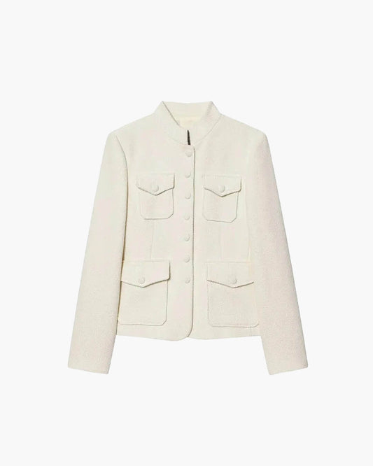 Blazer Anna con collo alla coreana
