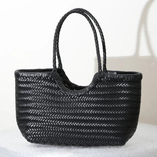 Borsa Tote in Pelle Intrecciata Melisande