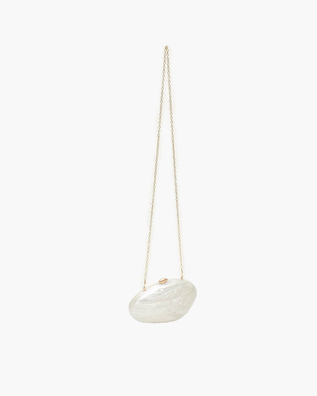 Sophia pochette acrilica a forma di conchiglia
