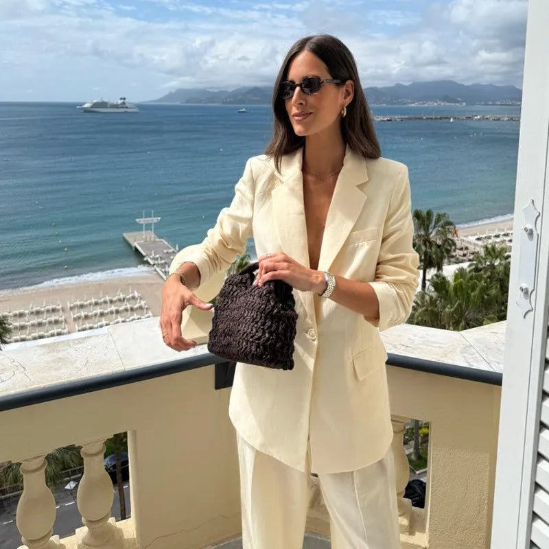 Sabrina tote in rattan intrecciato