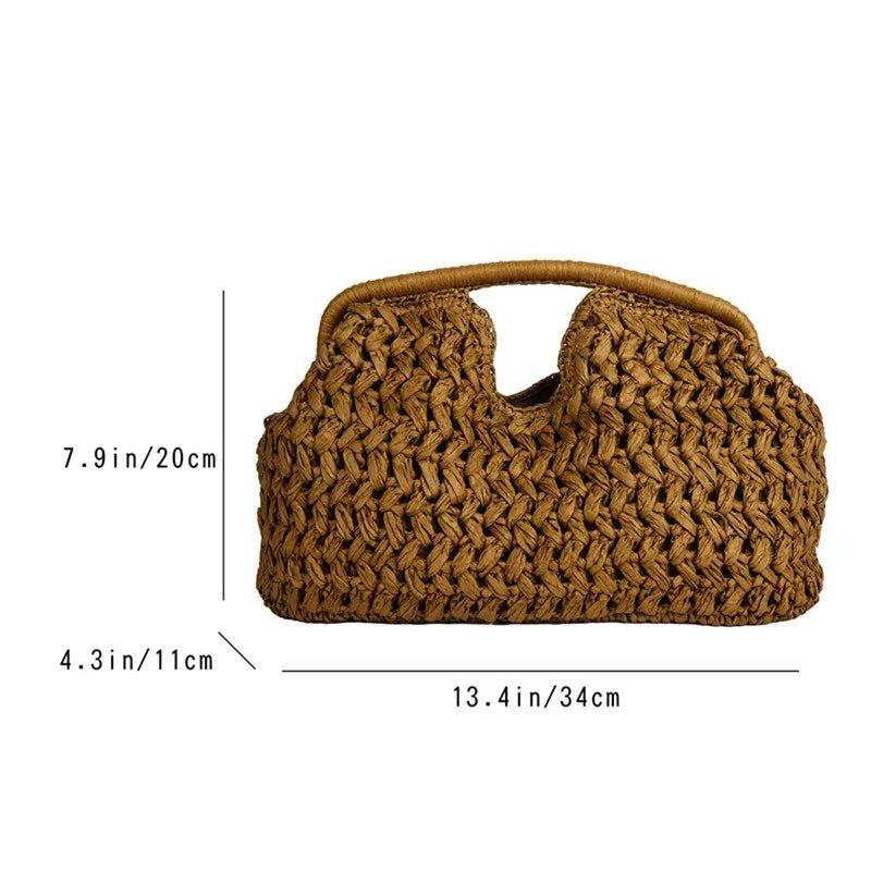 Sabrina tote in rattan intrecciato