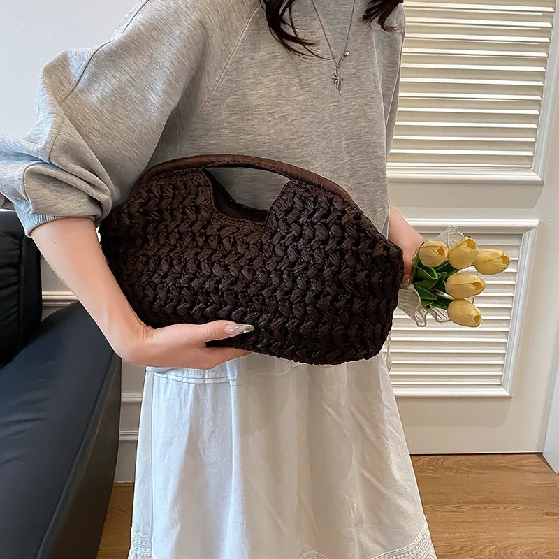 Sabrina tote in rattan intrecciato