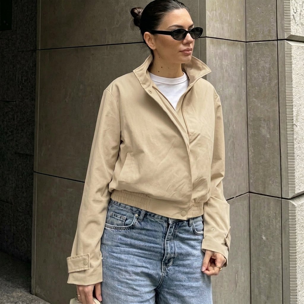 Giacca Bomber Helena Cropped