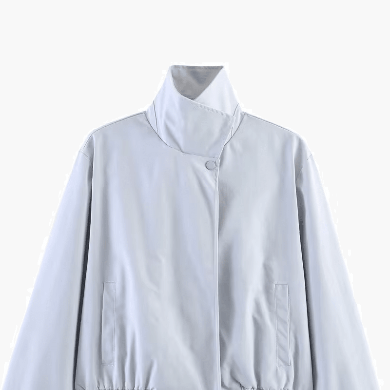 Giacca Carla con Collo Alto e Zip