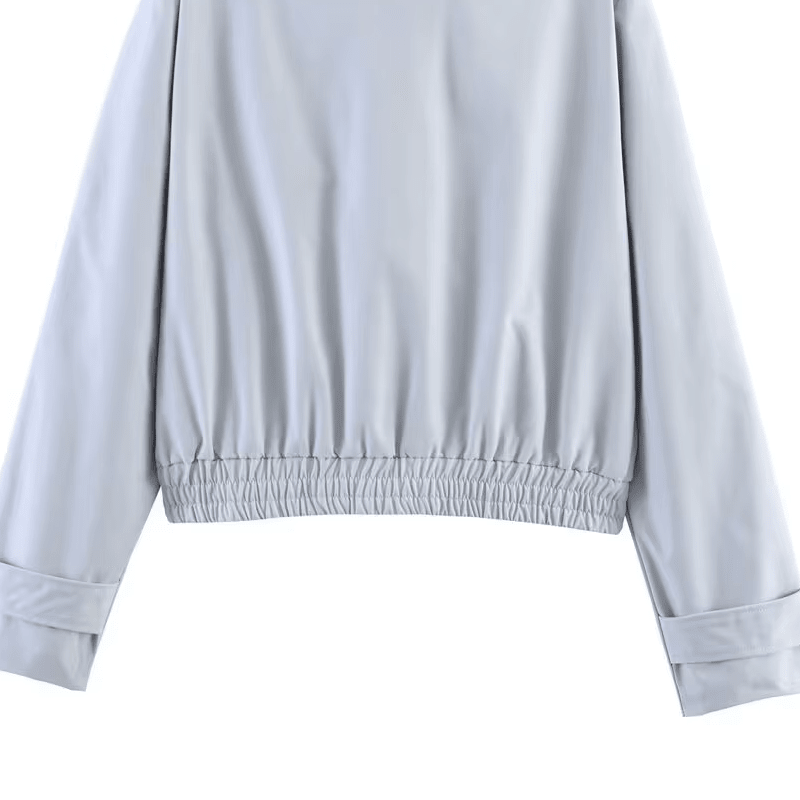 Giacca Carla con Collo Alto e Zip