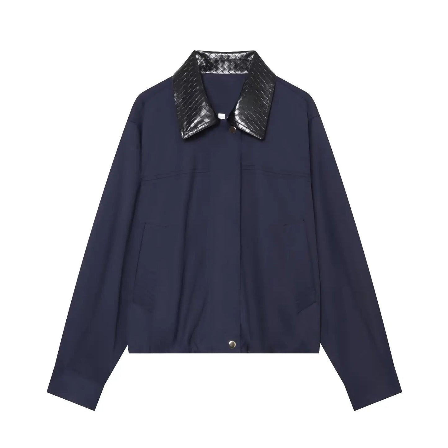 Giacca bomber Layla con colletto a contrasto