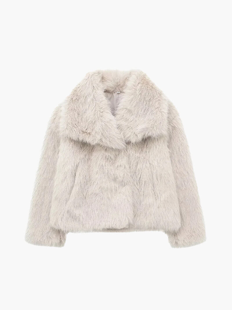 Cappotto Tessa in ecopelliccia