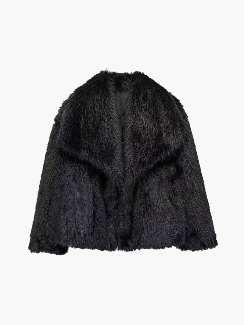 Cappotto Tessa in ecopelliccia