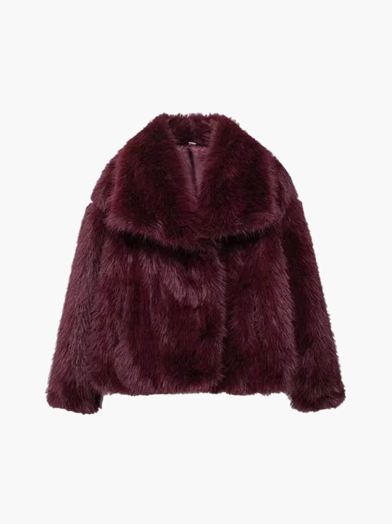 Cappotto Tessa in ecopelliccia