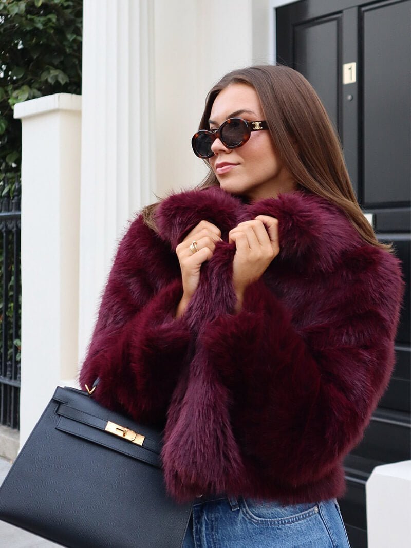 Cappotto Tessa in ecopelliccia