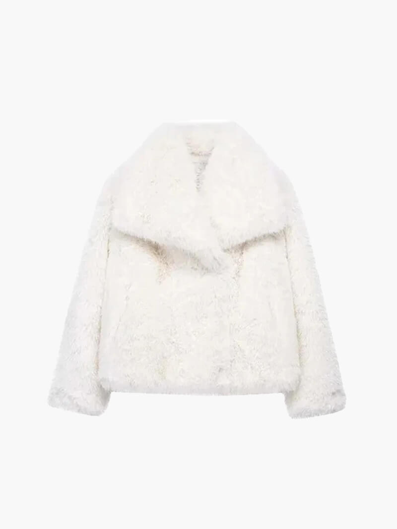 Cappotto Tessa in ecopelliccia