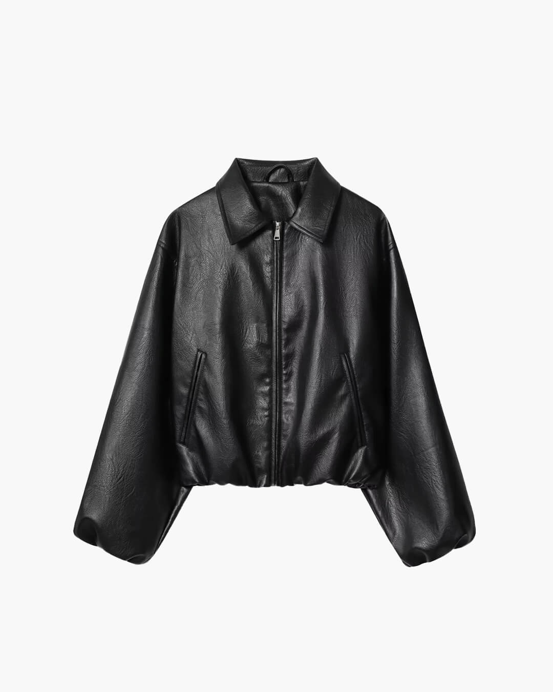 Bomber Sienna in ecopelle