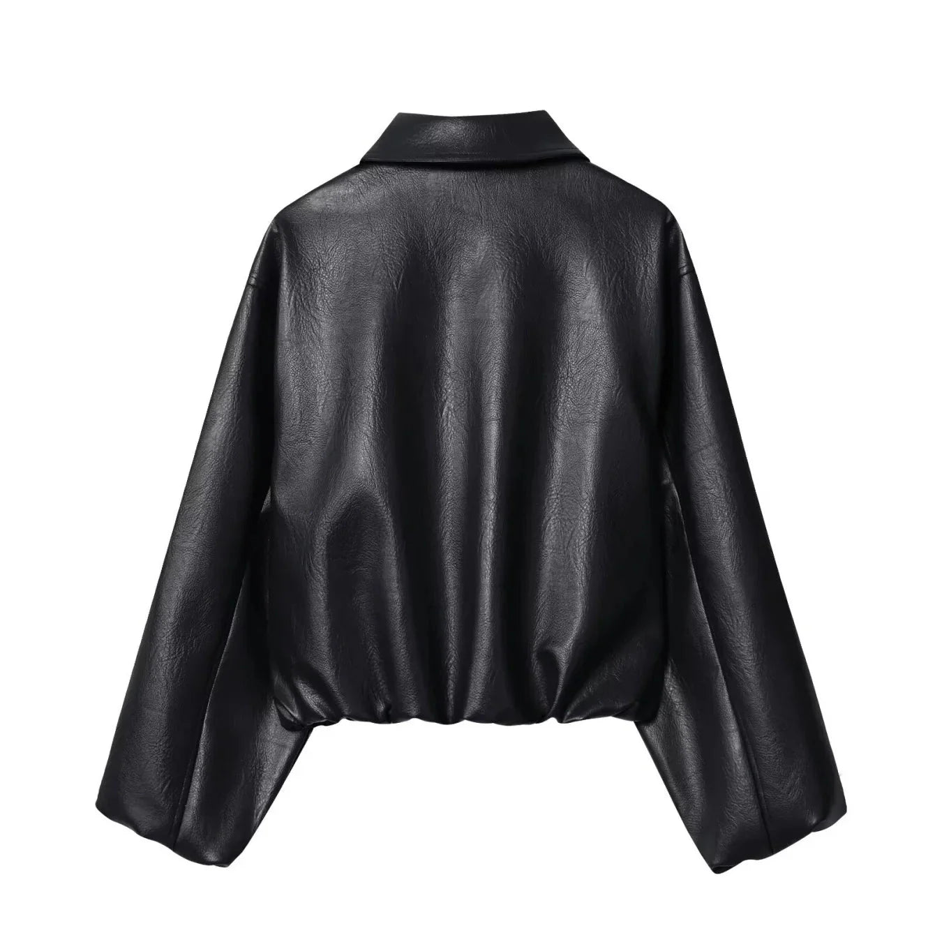 Bomber Sienna in ecopelle