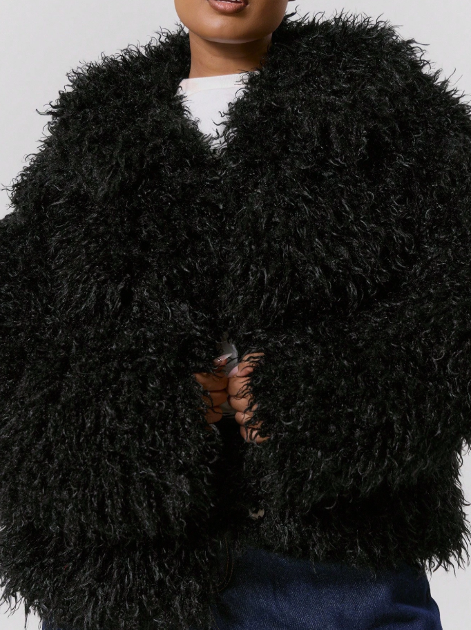 ZEYA Nadine Short Faux Fur Coat