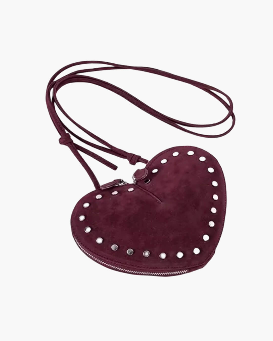 Borsa a tracolla Esther vintage in finta pelle scamosciata