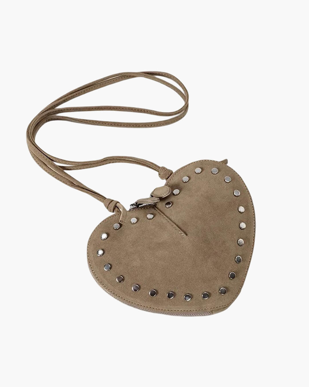 Borsa a tracolla Esther vintage in finta pelle scamosciata