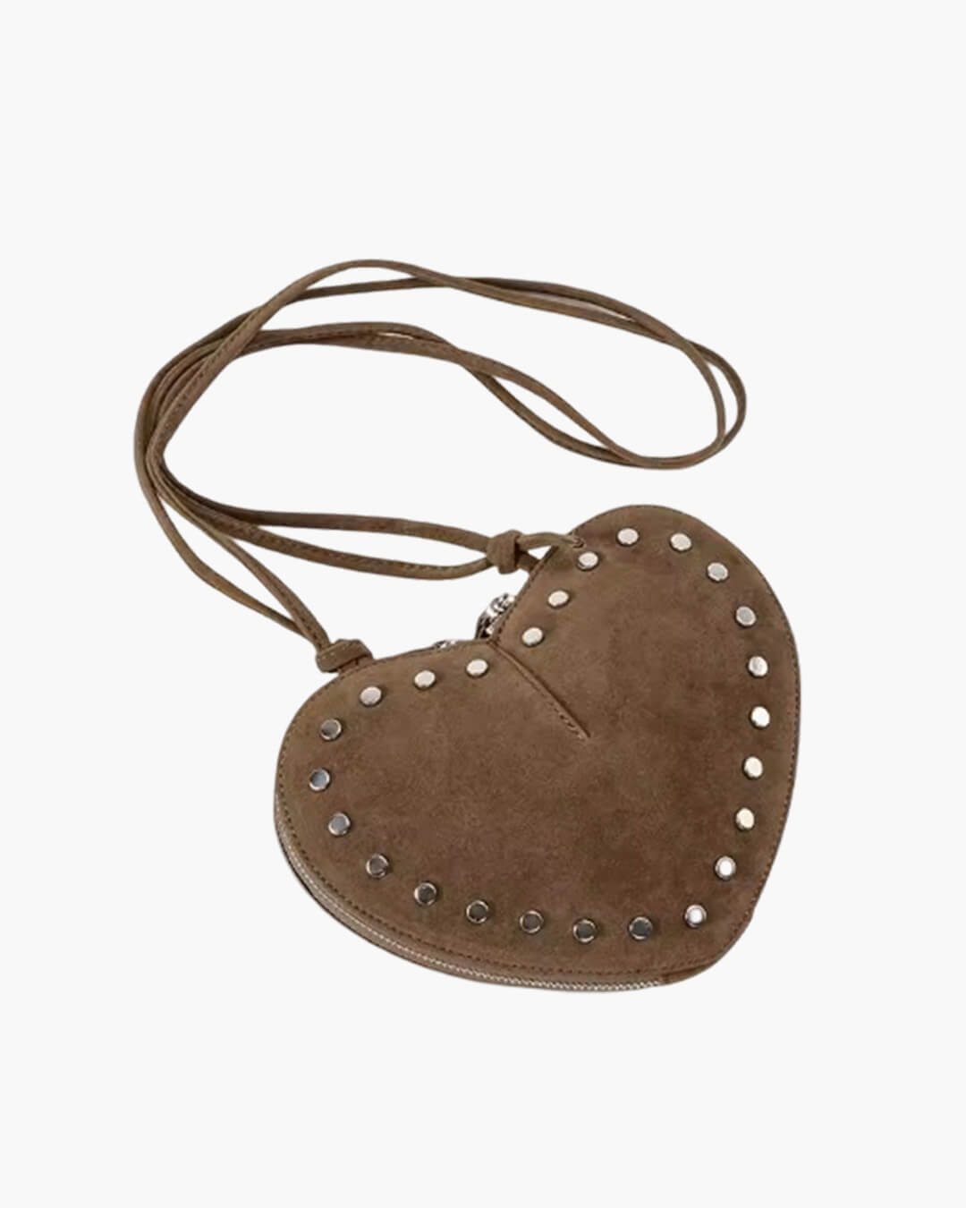 Borsa a tracolla Esther vintage in finta pelle scamosciata