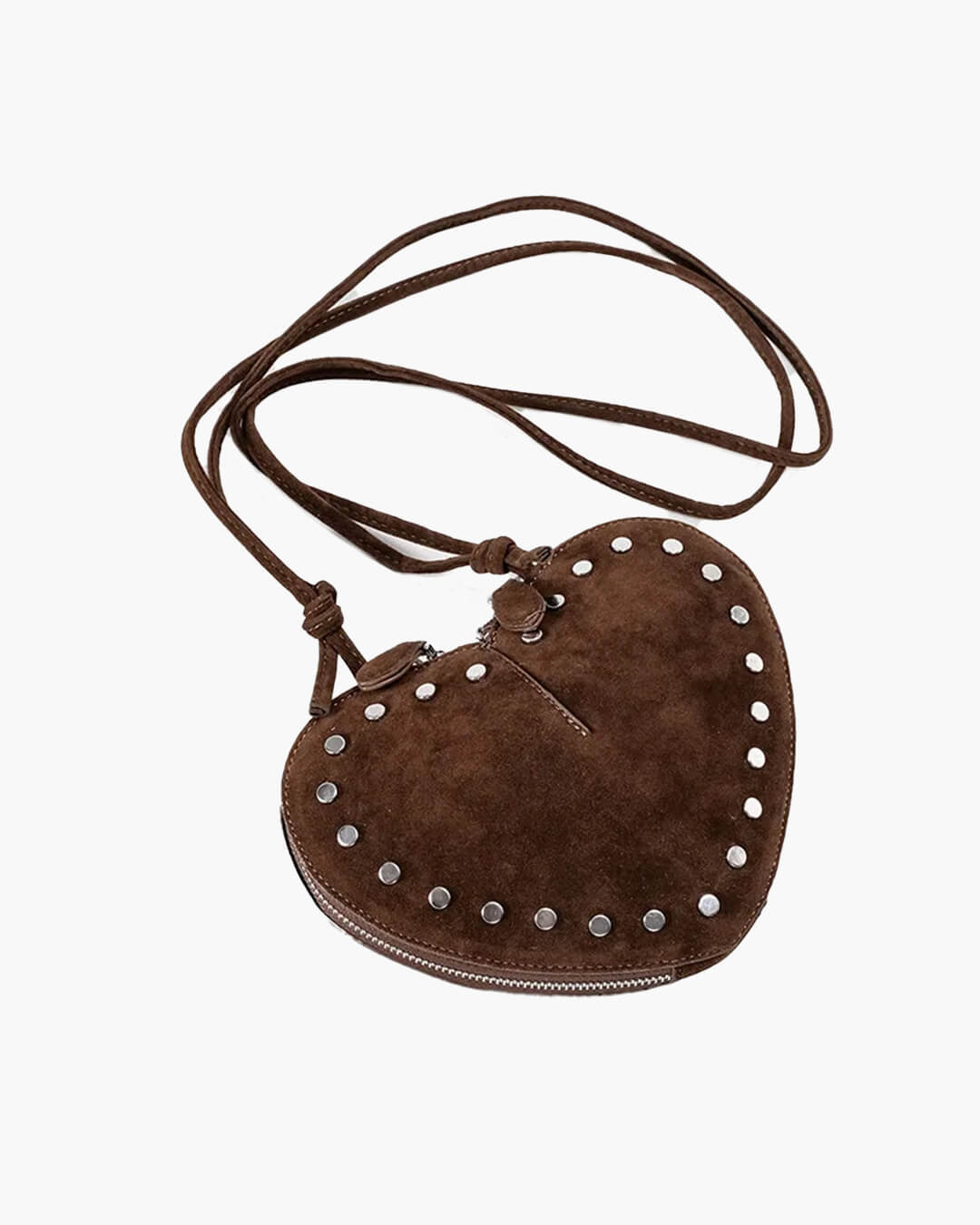 Borsa a tracolla Esther vintage in finta pelle scamosciata