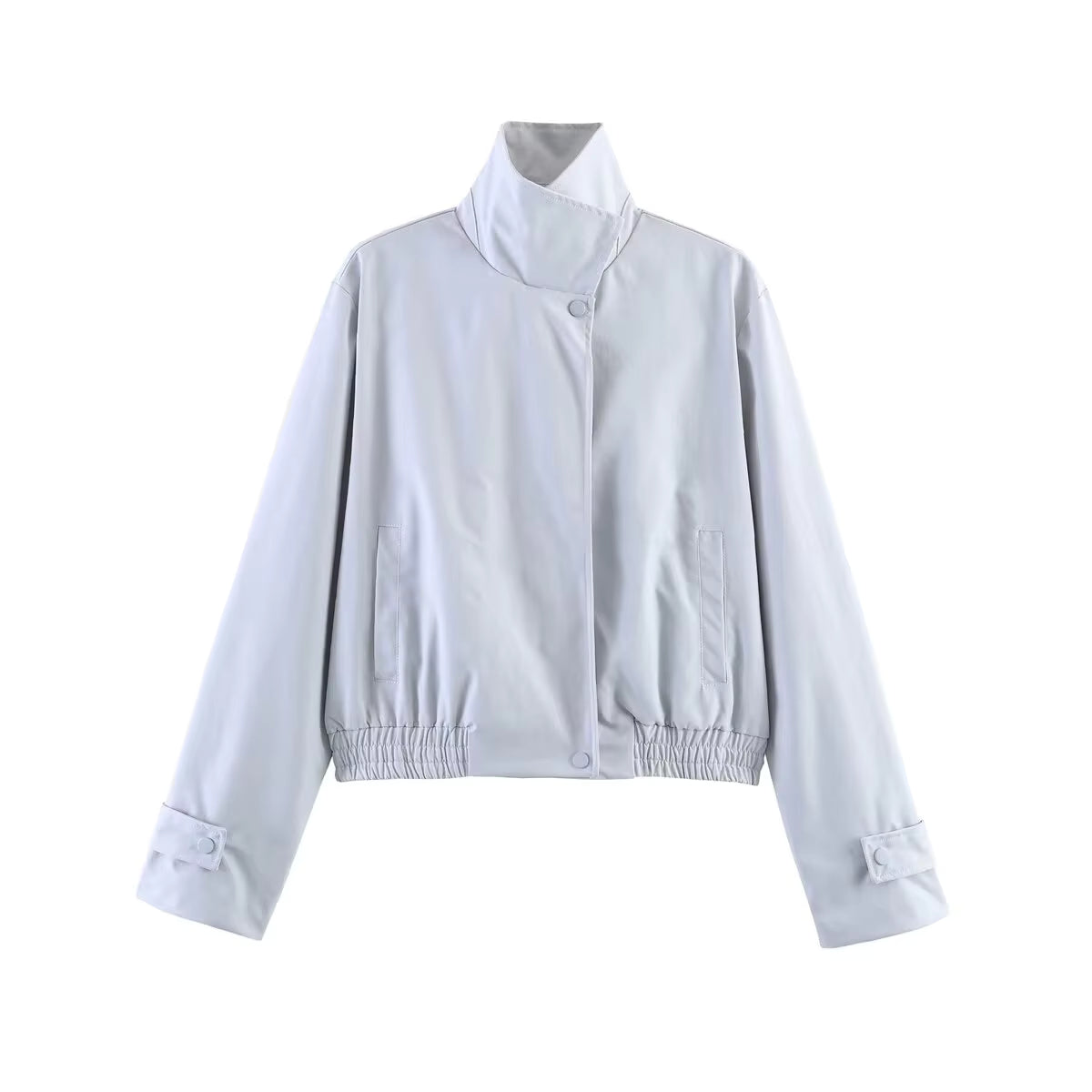 Giacca Carla con Collo Alto e Zip