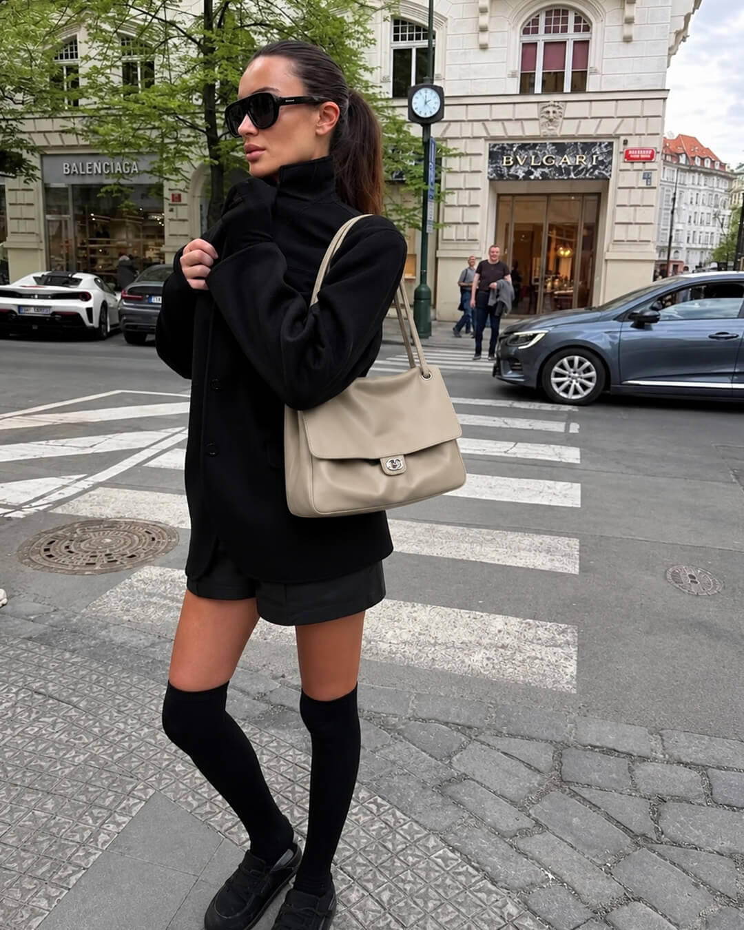Borsa a Spalla con Fibbia Emma