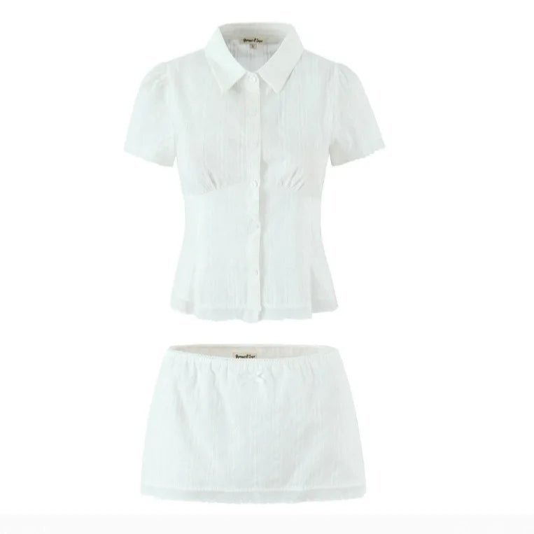 Set skort corto Stellina