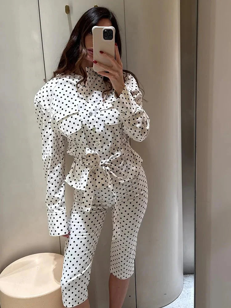 Set Capri a pois Marianne