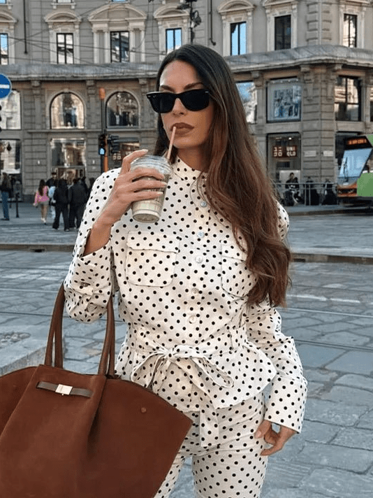 Set Capri a pois Marianne
