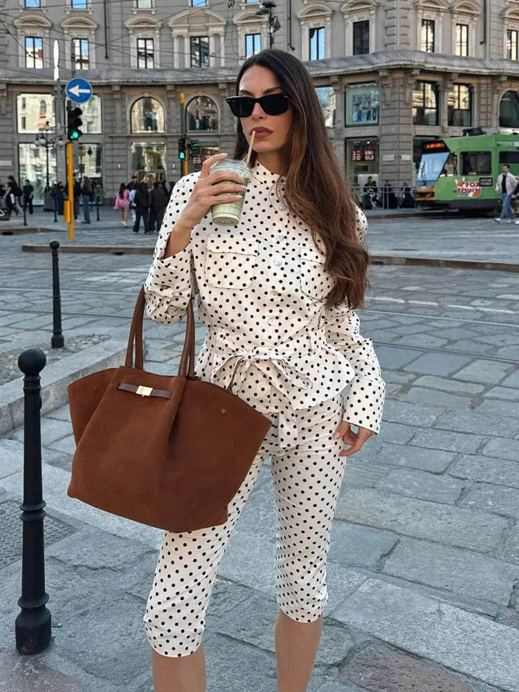 Set Capri a pois Marianne