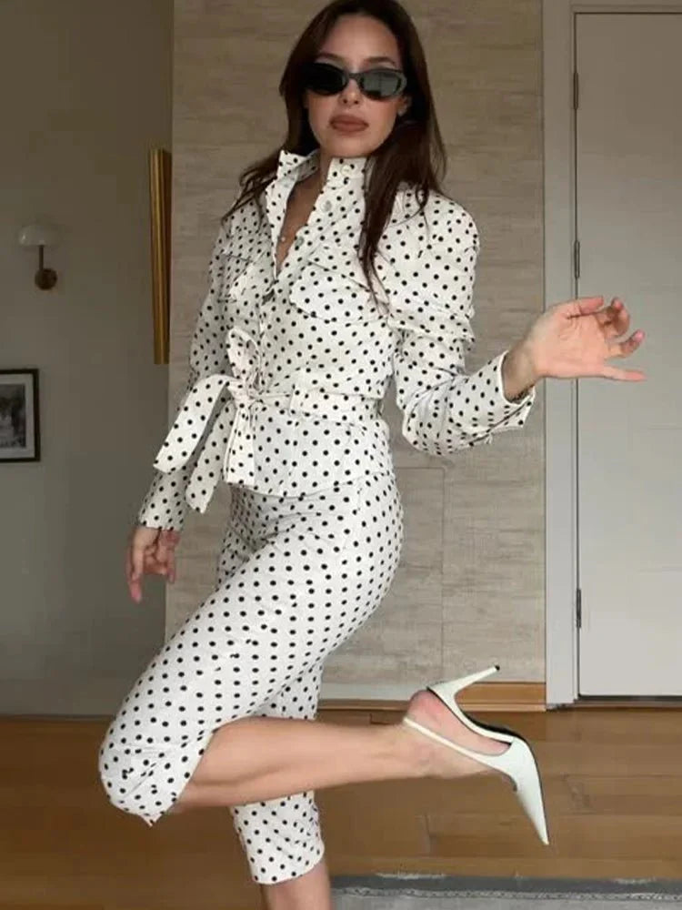 Set Capri a pois Marianne