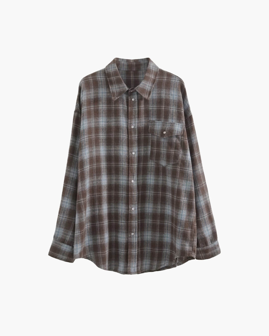 Camicia oversize a quadri Kate