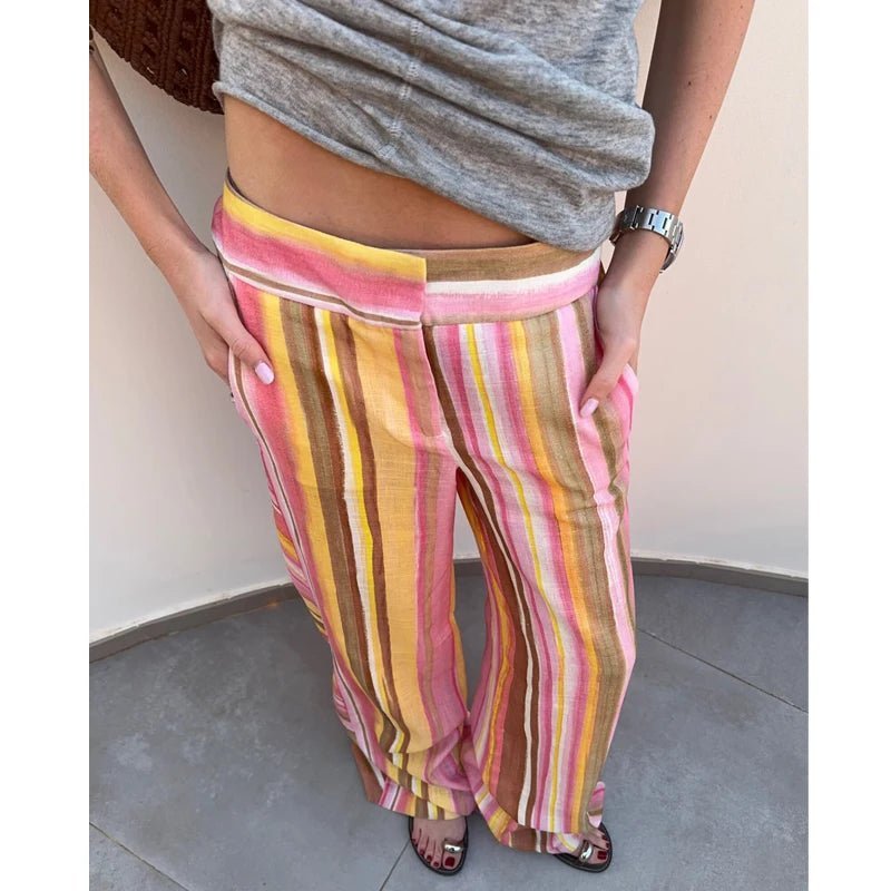 Pantaloni palazzo a gamba larga Sara