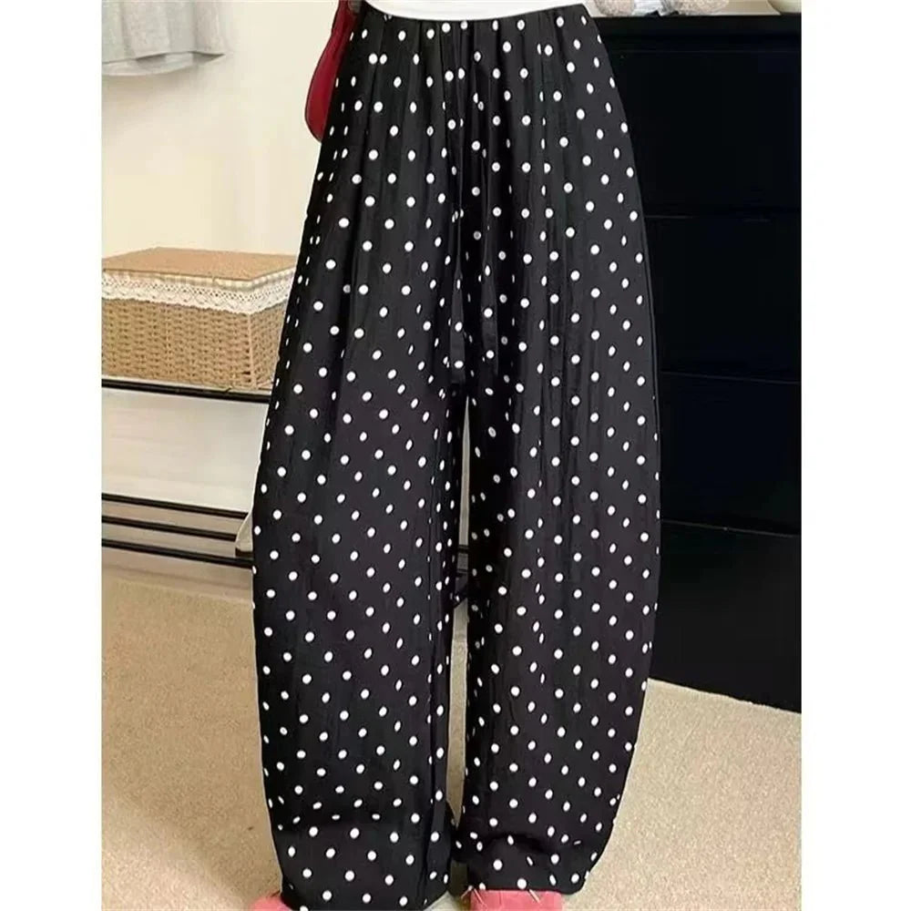 Pantaloni in lino gamba ampia Themis