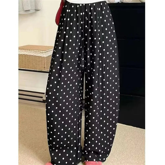 Pantaloni in lino gamba ampia Themis