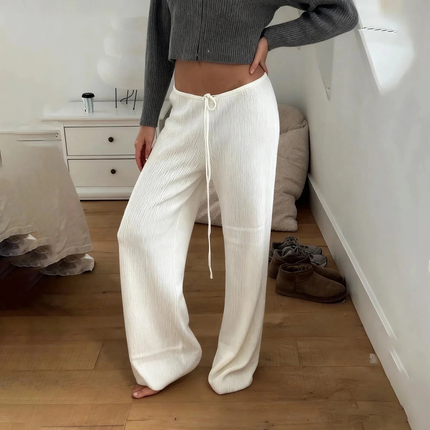 Pantaloni lounge in maglia Ariane
