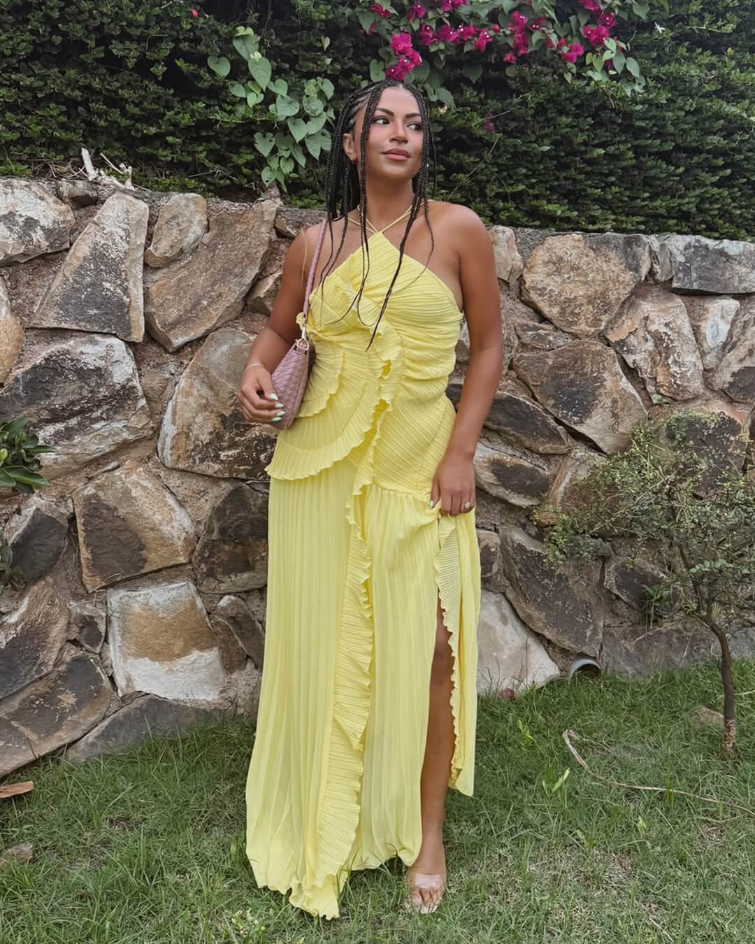 Abito da Sera Amy Scollo Halter A-Line