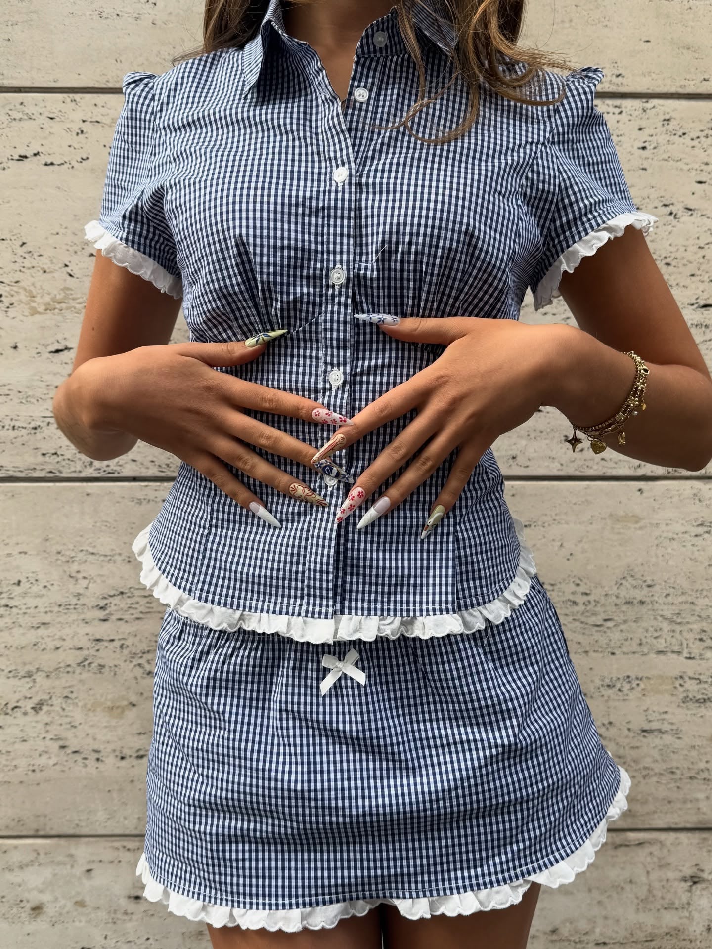 Set skort corto Stellina