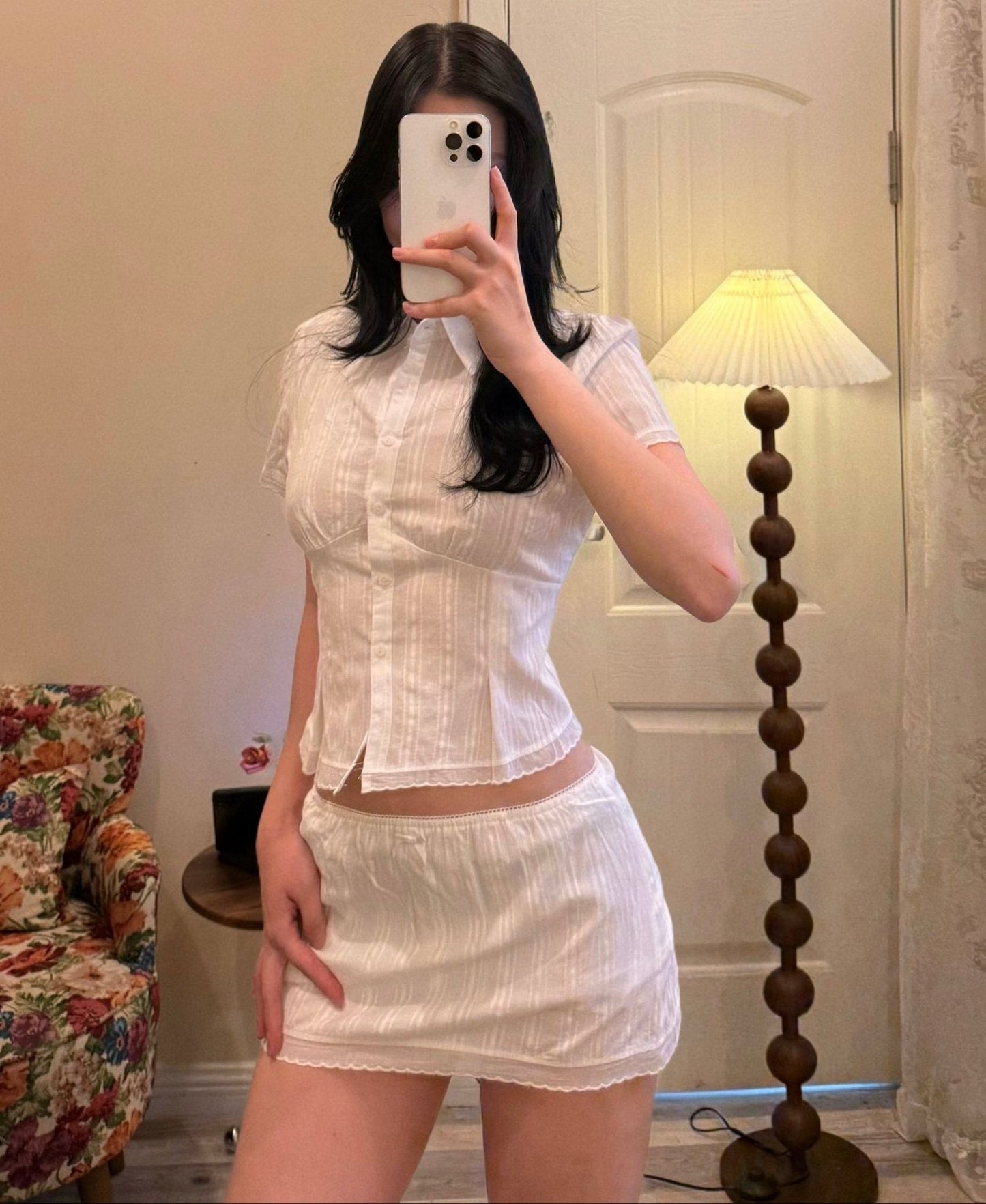 Set skort corto Stellina