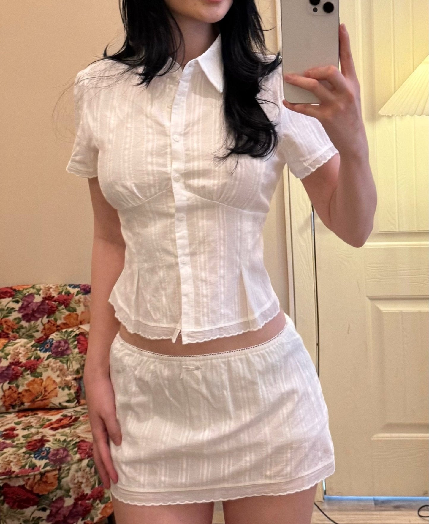 Set skort corto Stellina